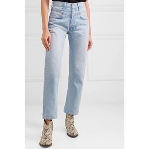 RE/DONE Double Yoke Straight Leg Raw Hem Jean